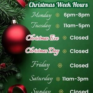 Holiday Hours Last Chance Merry Christmas Happy Holidays RESUME SHIPPING 12/26